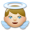 Baby Angel - Medium Light emoji on LG